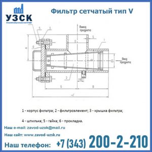 Фильтр сетчатый ФС по Т-ММ-11-2003 в Химках